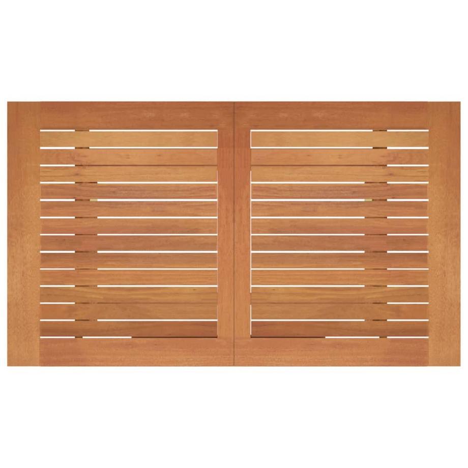 VidaXL Table de jardin bois  