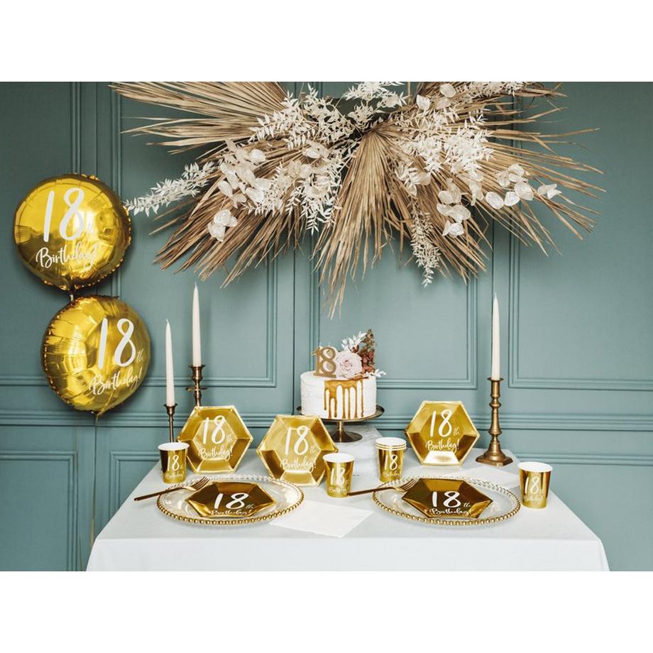 PartyDeco  Folienballon Birthday 