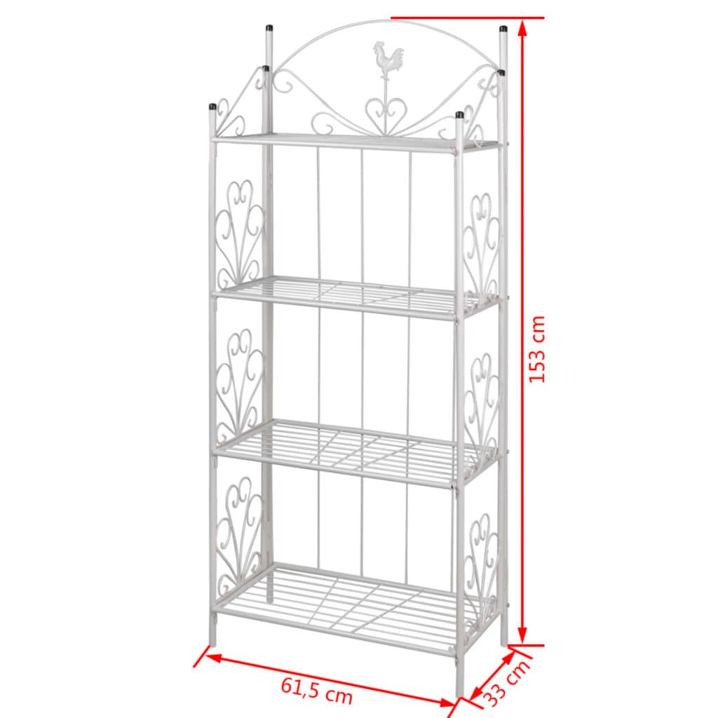 VidaXL Support de plantes acier  