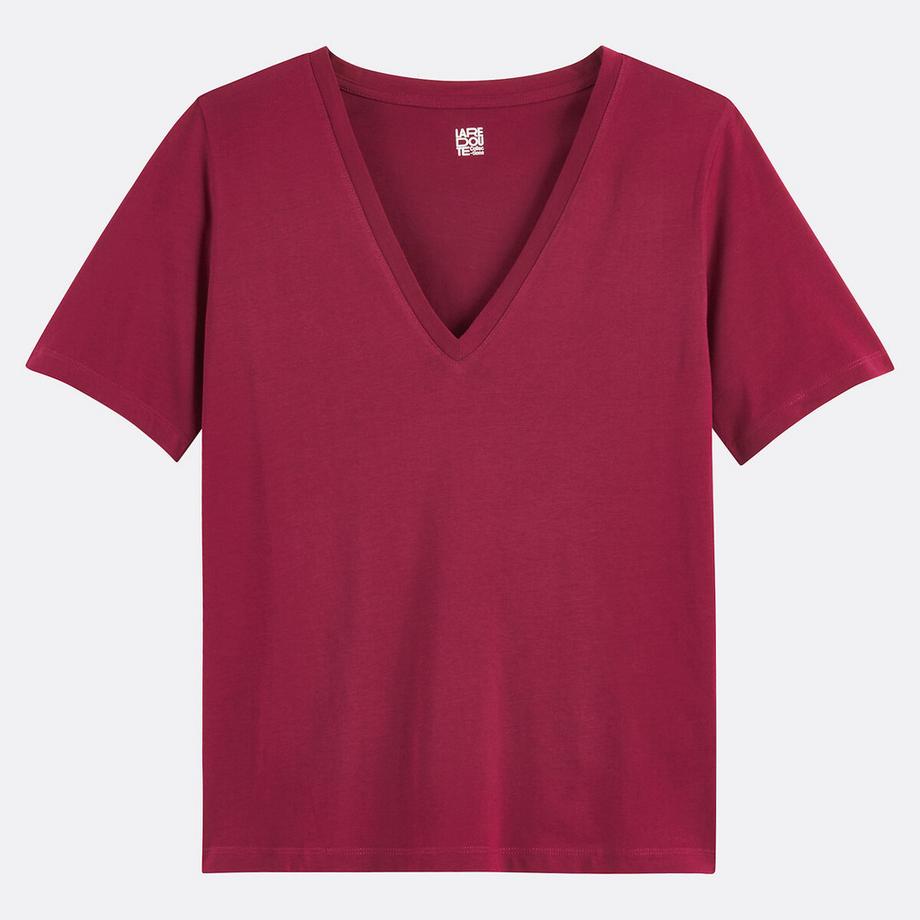 La Redoute Collections T-shirt Scollo a V  