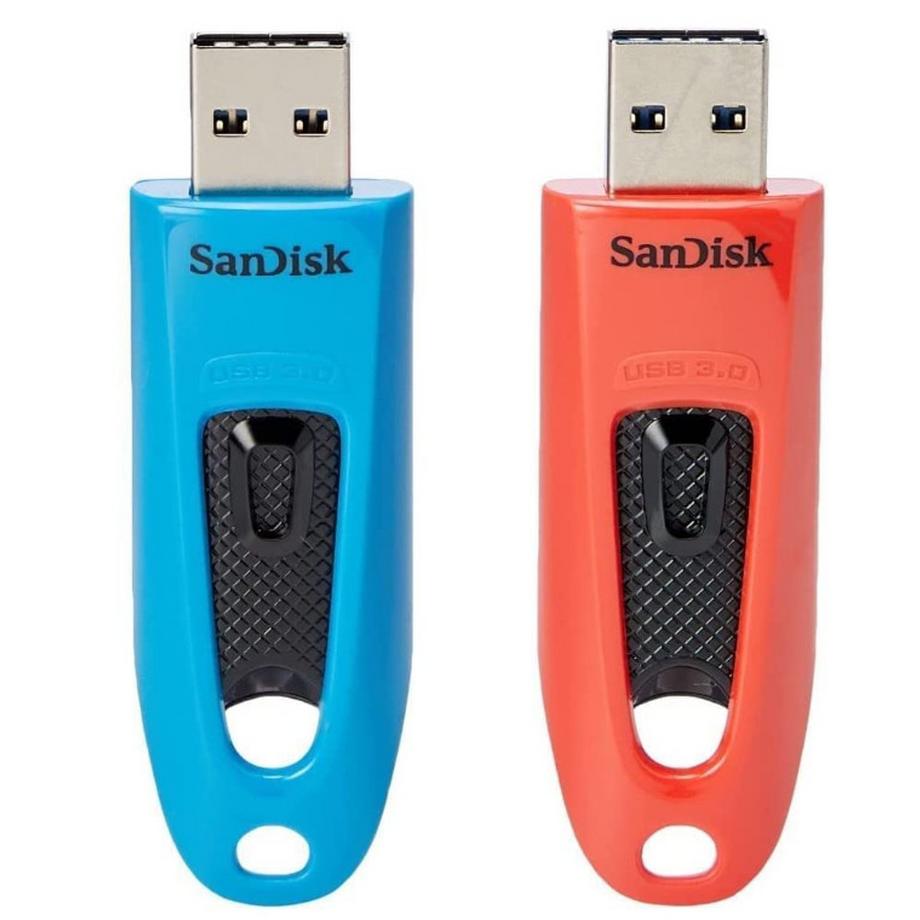 SanDisk Ultra USB-Stick 64 GB USB Typ-A 3.2 Gen 1 (3.1 Gen 1) Blau, Rot