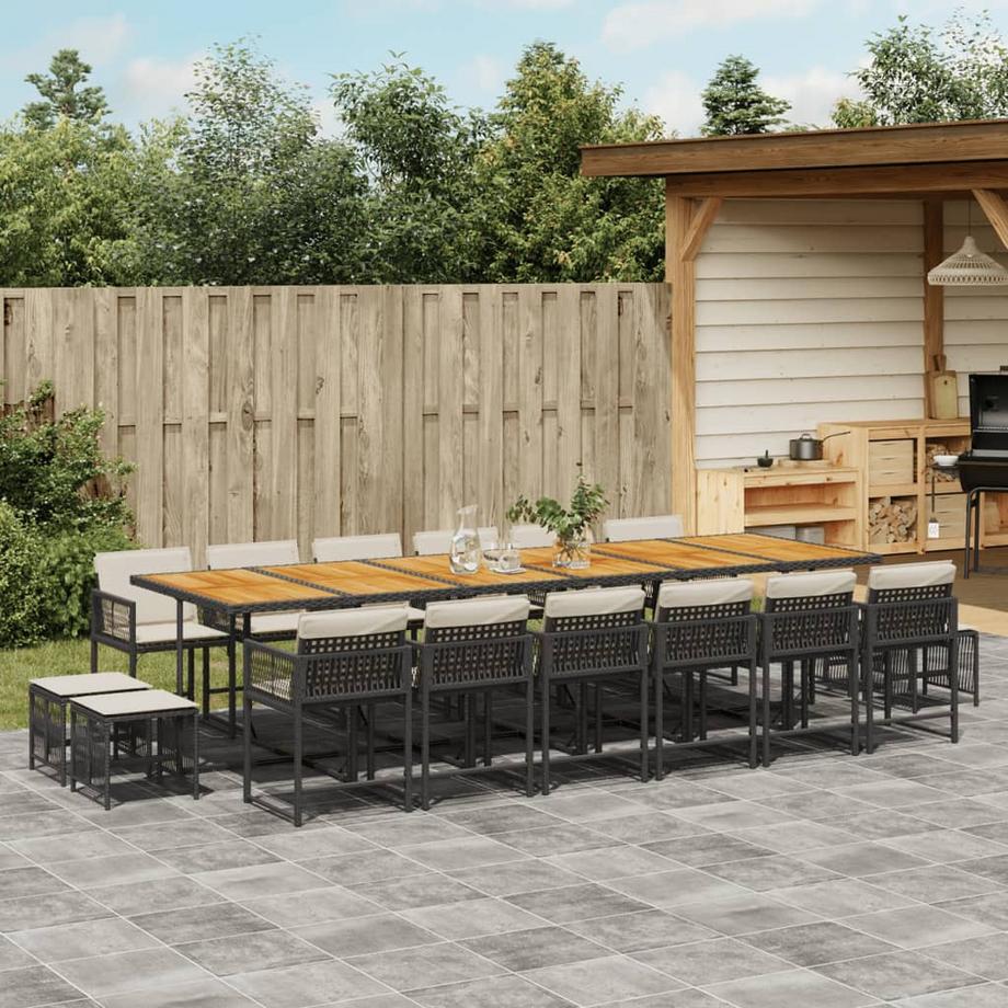 VidaXL Garten essgruppe poly-rattan  