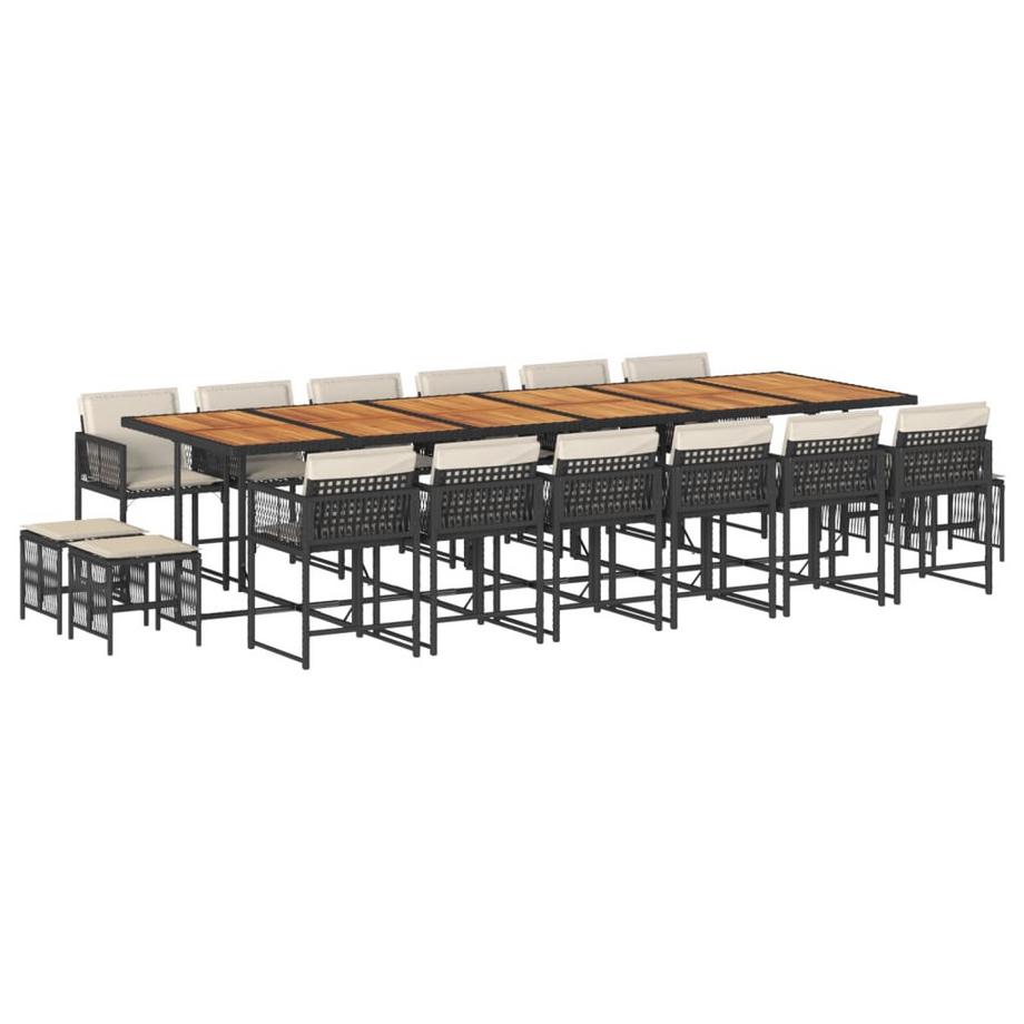VidaXL Garten essgruppe poly-rattan  