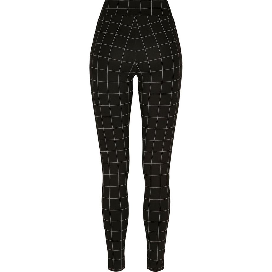 URBAN CLASSICS Leggings Vita Alta a Griglia  