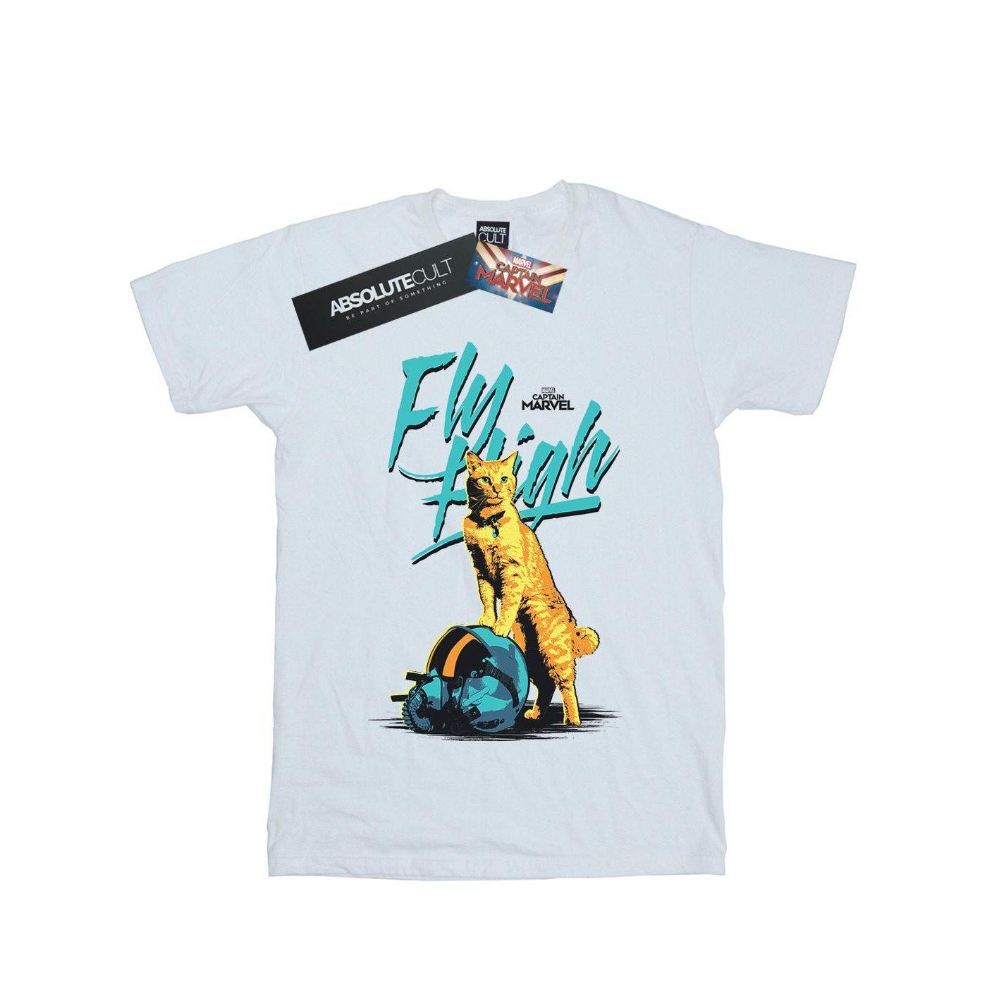 Image of Captain Fly High Tshirt Unisex Weiss 140/146