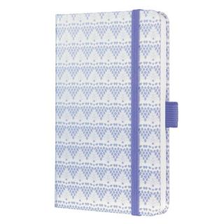 Sigel Taccuino Jolie - Boho Lavender - a righe - circa A6 - viola - hardcover - certificazione FSC  