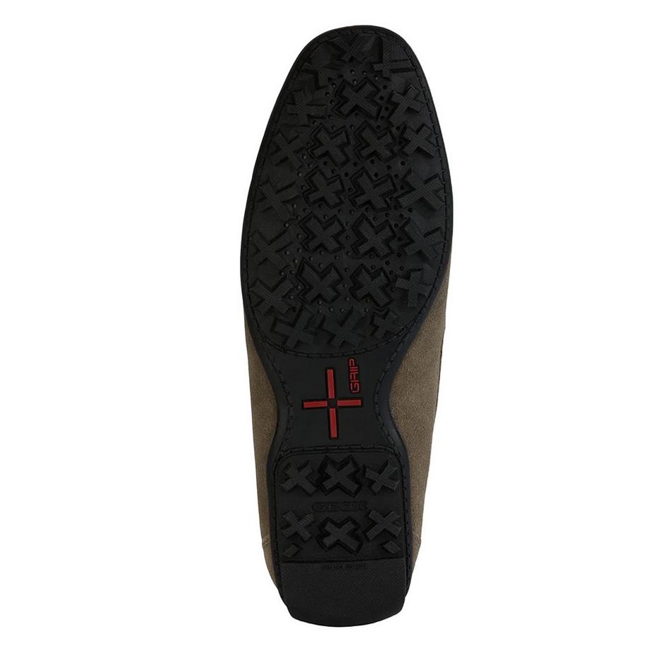 GEOX Mocassini Kosmopolis + Grip in Pelle Scamosciata  