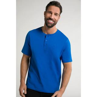 JP1880  Henley collection Basic, col rond et patte de boutonnage, lot de 2 - jusqu’au 8XL 