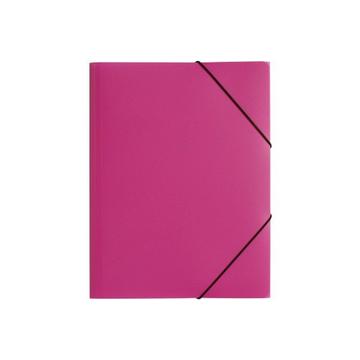 PAGNA Gummizugmappe Trend PP A4 21613-34 3 Klappen rosa