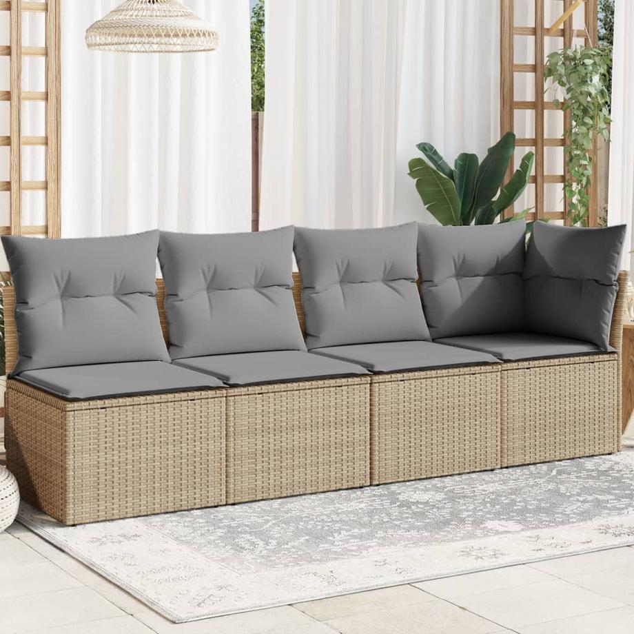 VidaXL Gartensofa poly-rattan  