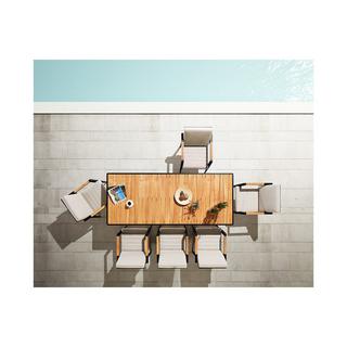 Higold Emoti Table de jardin 2200x900cm avec 6 chaises  