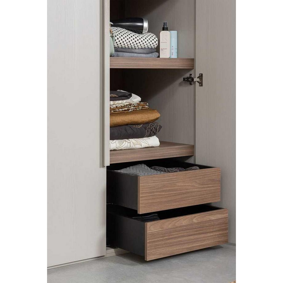 mutoni Schrank Rens 2-türig kieselgrau 110x210  