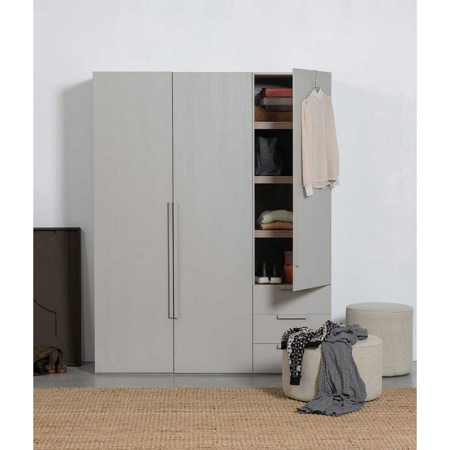 mutoni Schrank Rens 2-türig kieselgrau 110x210  