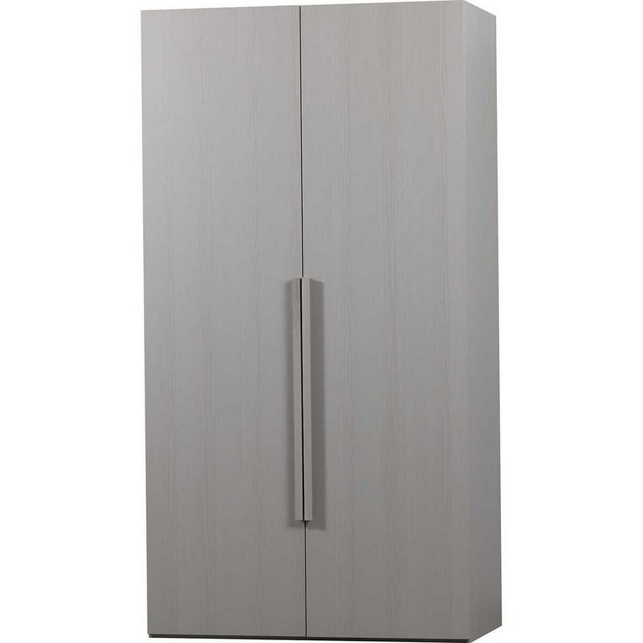 Schrank Rens 2-türig kieselgrau 110x210