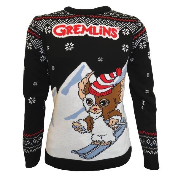 Image of Skiing Pullover Weihnachtliches Design Damen Schwarz S