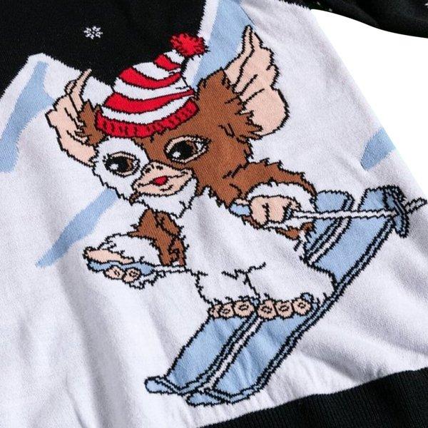 Gremlins  Skiing Pullover  weihnachtliches Design 