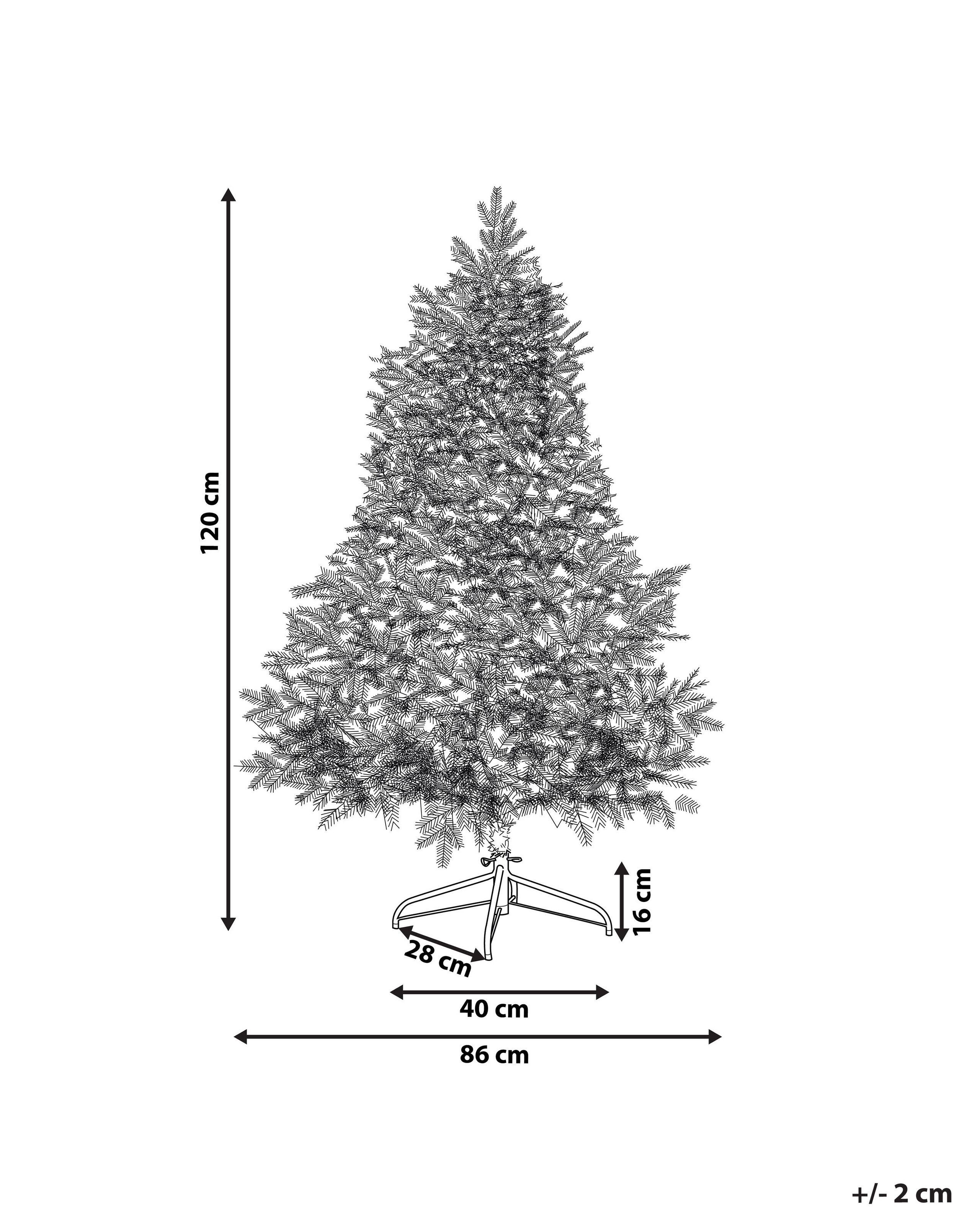 Beliani Albero di Natale pre illuminato en PVC TATLOW  