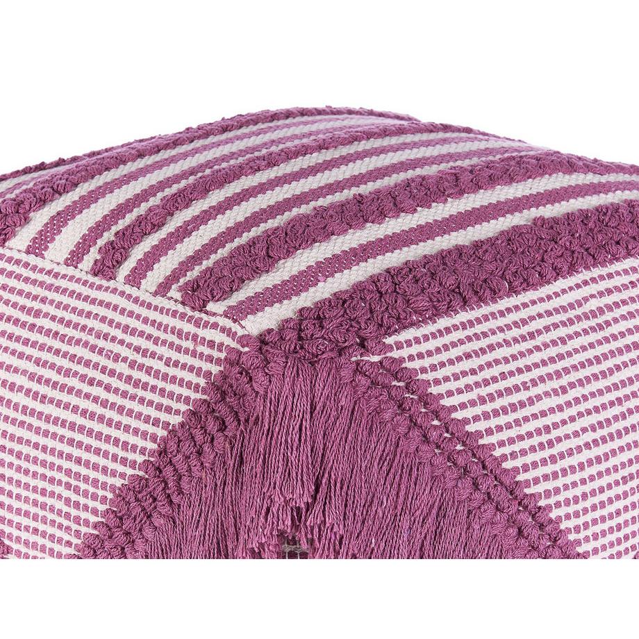 Beliani Pouf en Coton Boho KOCHI  