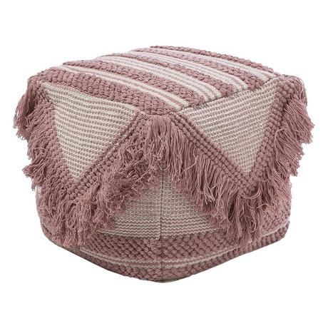 Beliani Pouf en Polyester Boho KOCHI  