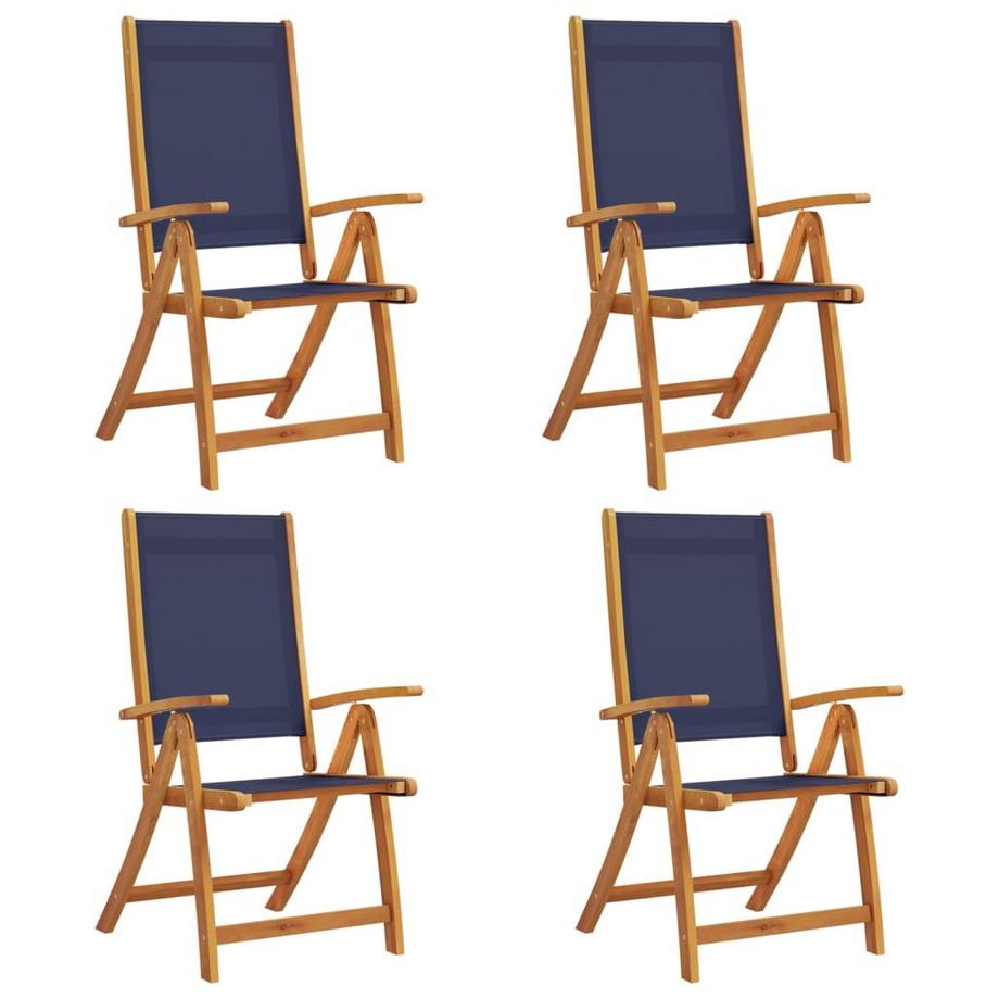 Chaise de jardin pliante bois d'acacia