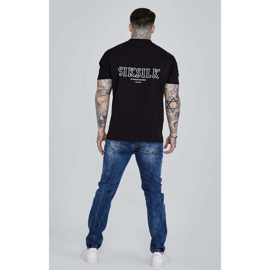 Sik Silk Distressed Slim Fit Jeans  