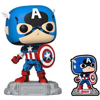 Funko  Figura POP Marvel Los Vengadores Avengers Capitan America Esclusivo 