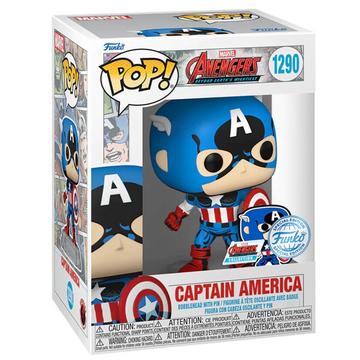 Figura POP Marvel Los Vengadores Avengers Capitan America Esclusivo