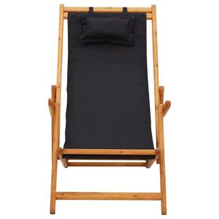 VidaXL Chaise de plage tissu  