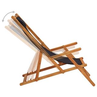 VidaXL Chaise de plage tissu  