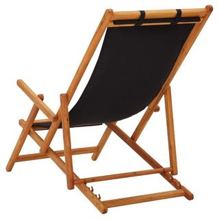 VidaXL Chaise de plage tissu  