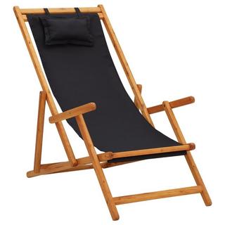 VidaXL Chaise de plage tissu  