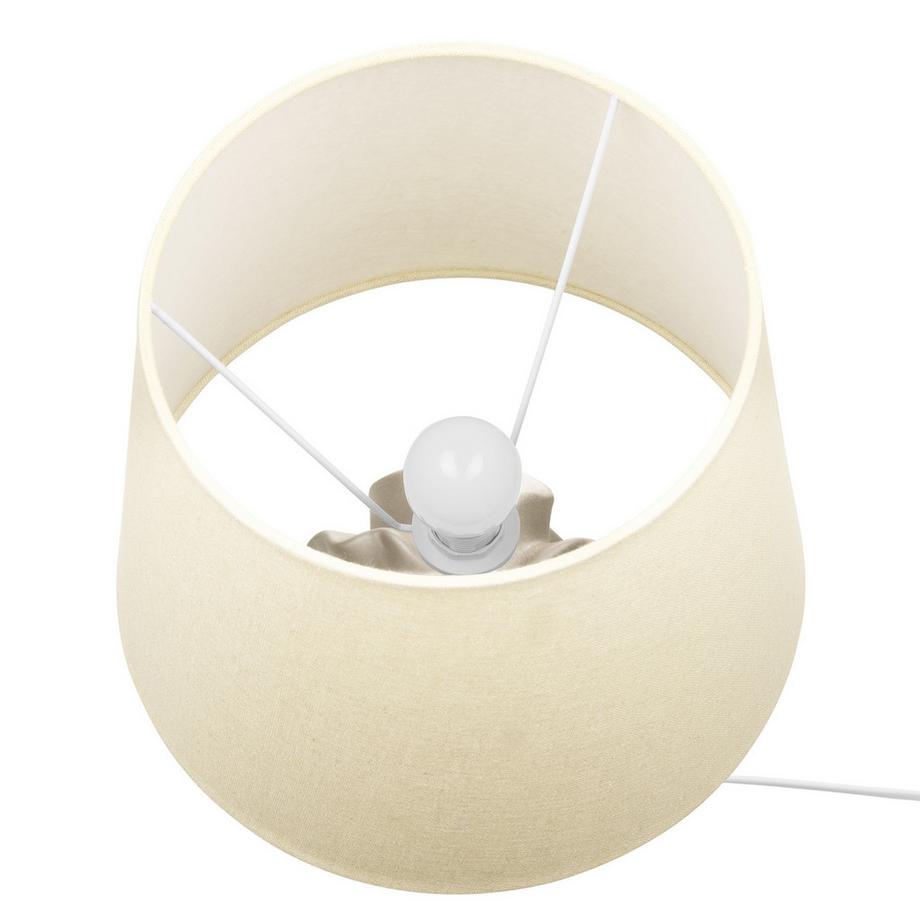 Beliani Lampe à poser en Céramique  ALLIKA  