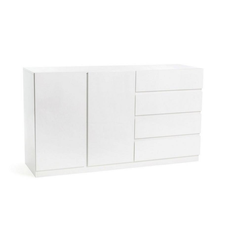 La Redoute Intérieurs Armoire basse 2 portes penderie et 4 tiroirs  