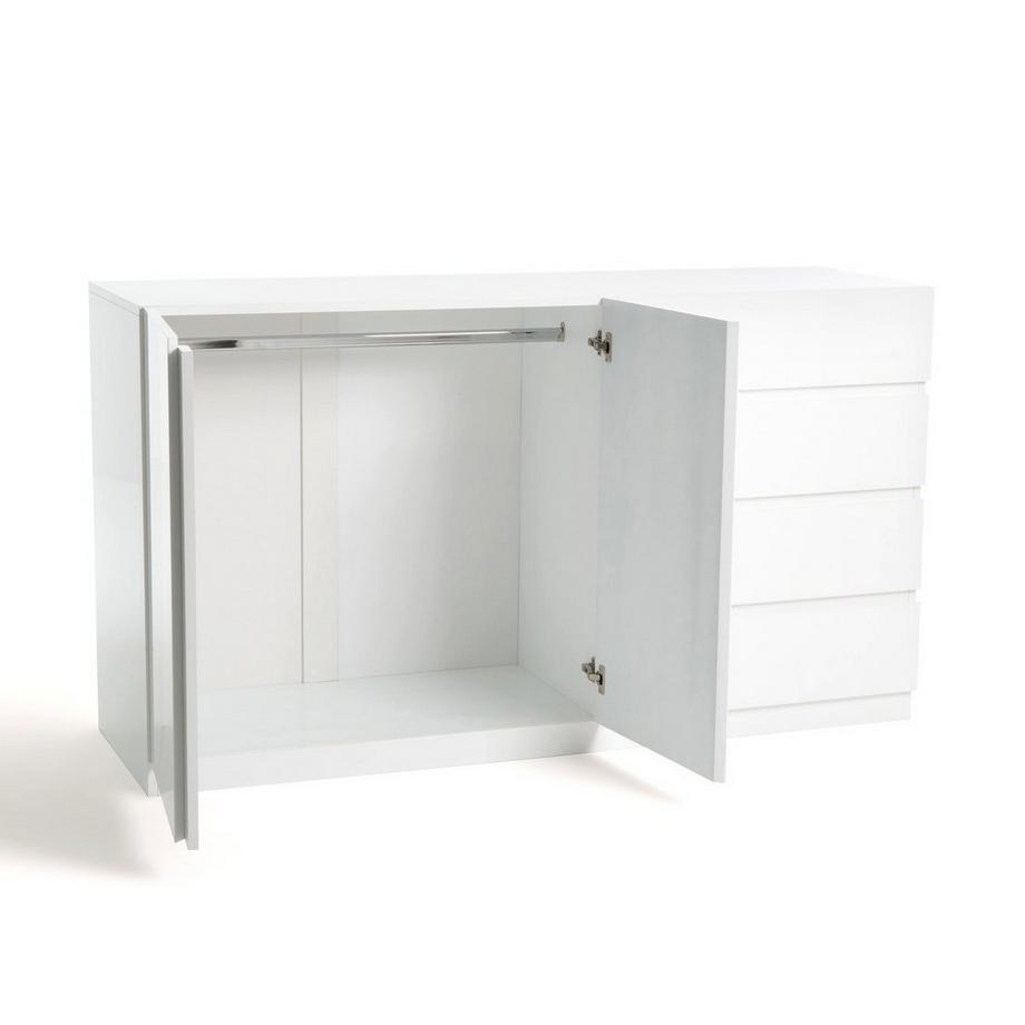 La Redoute Intérieurs Armoire basse 2 portes penderie et 4 tiroirs  