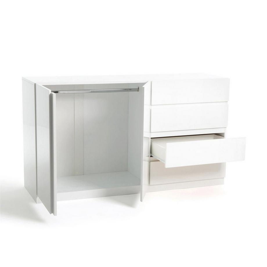 La Redoute Intérieurs Armoire basse 2 portes penderie et 4 tiroirs  