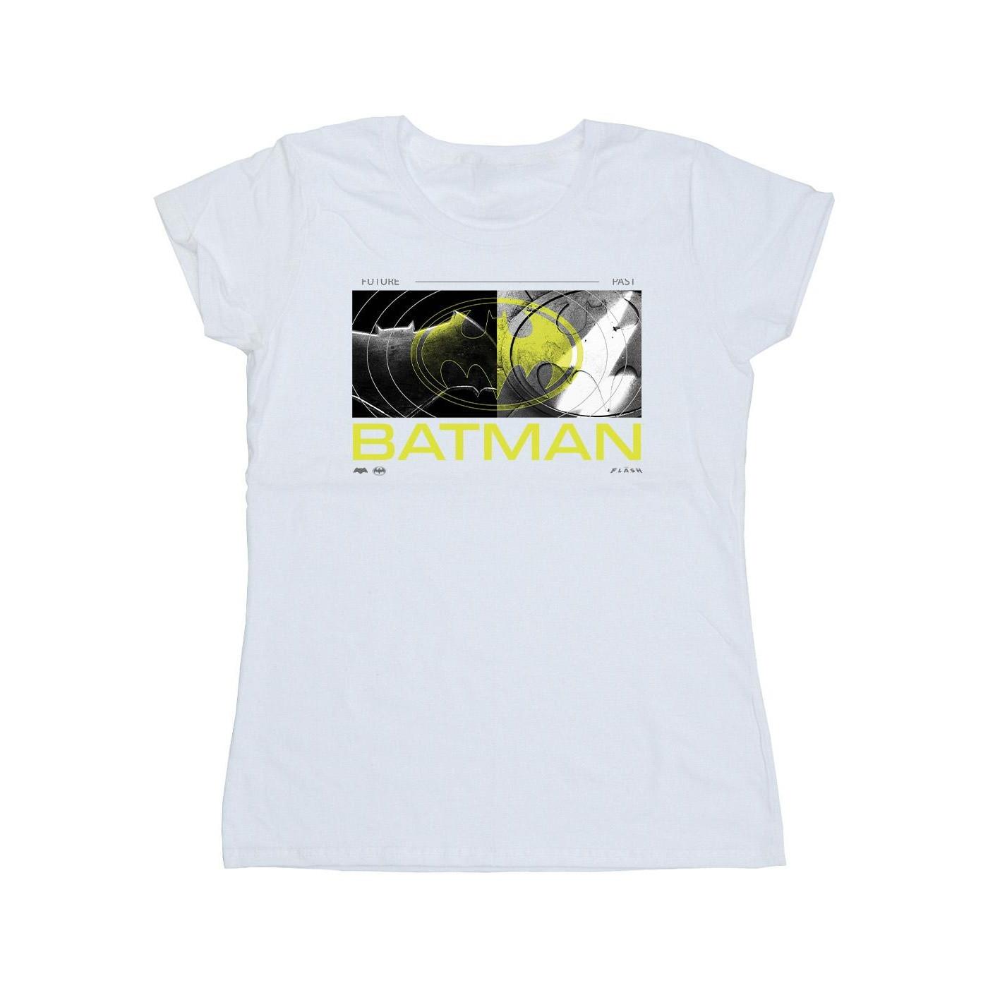 Image of The Flash Batman Future To Past Tshirt Damen Weiss L