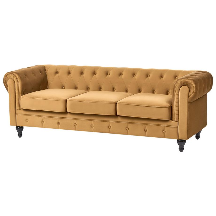 Beliani Set da salotto en Velluto Glamour CHESTERFIELD  