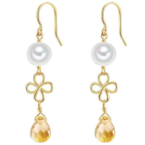 Valero Pearls  Femme Boucles d'oreille en argent 