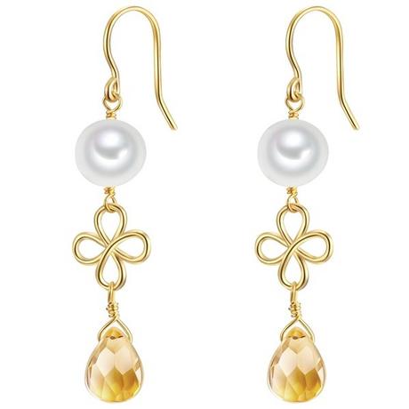 Valero Pearls  Femme Boucles d'oreille en argent 