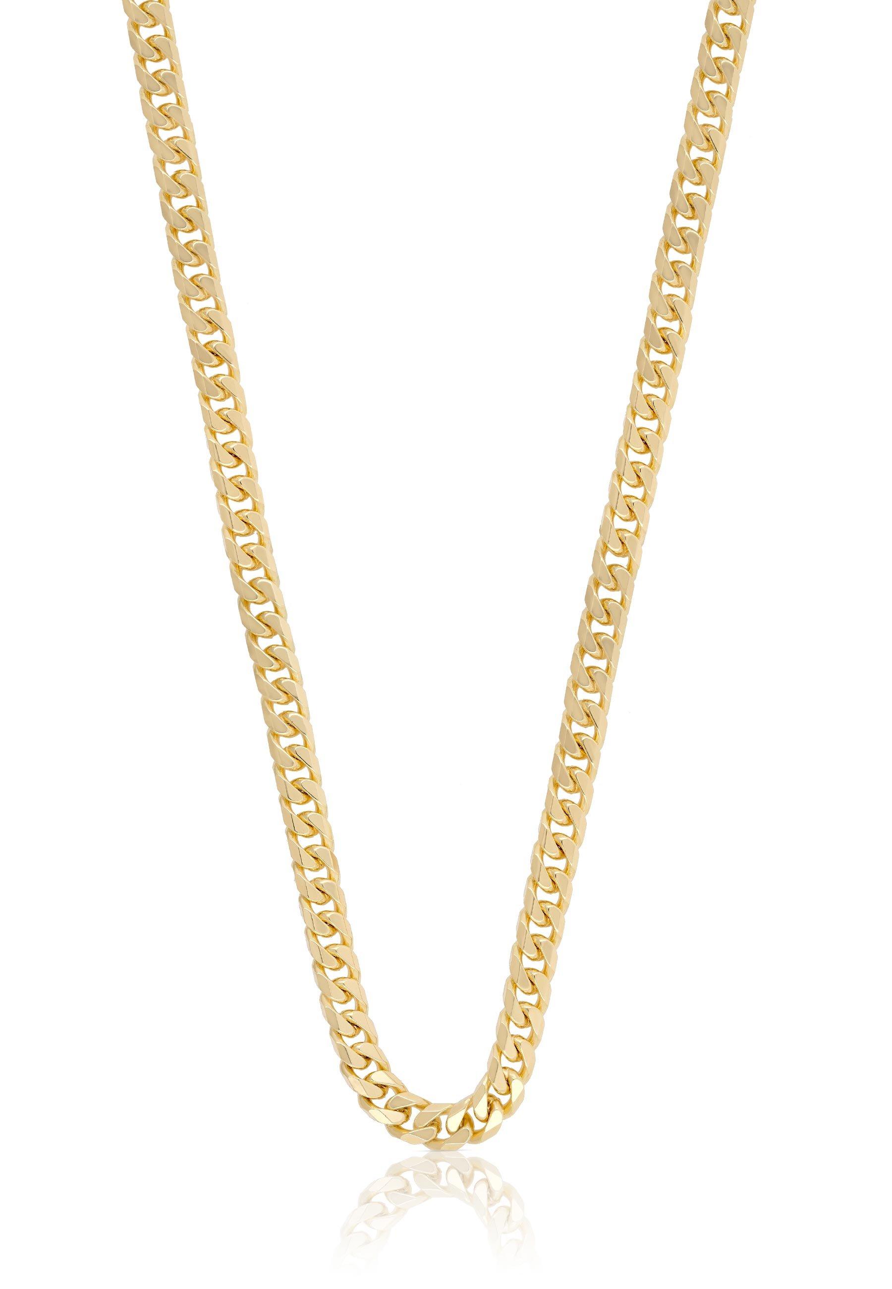 Image of Collier Panzer Gelbgold 750, 4mm, 50cm Damen Gelbgold 50 CM