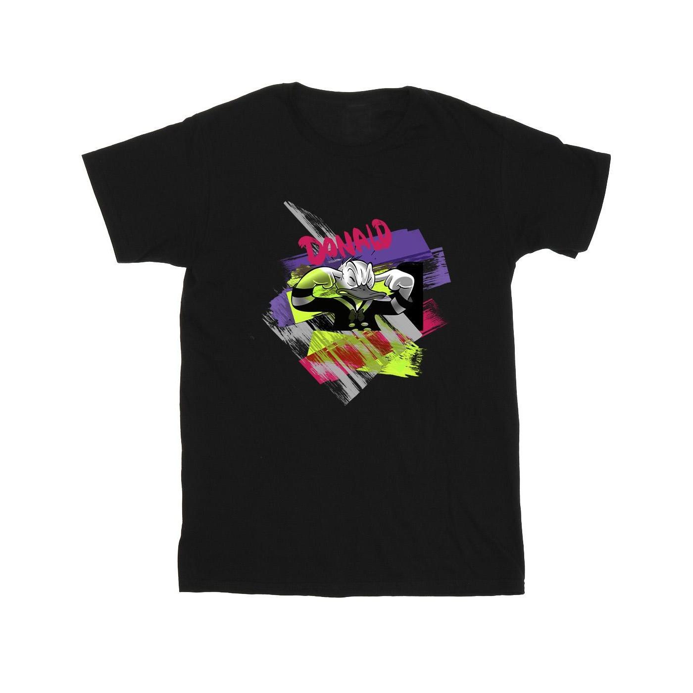 Image of Donald Duck Ear Plug Bright Tshirt Herren Schwarz XL