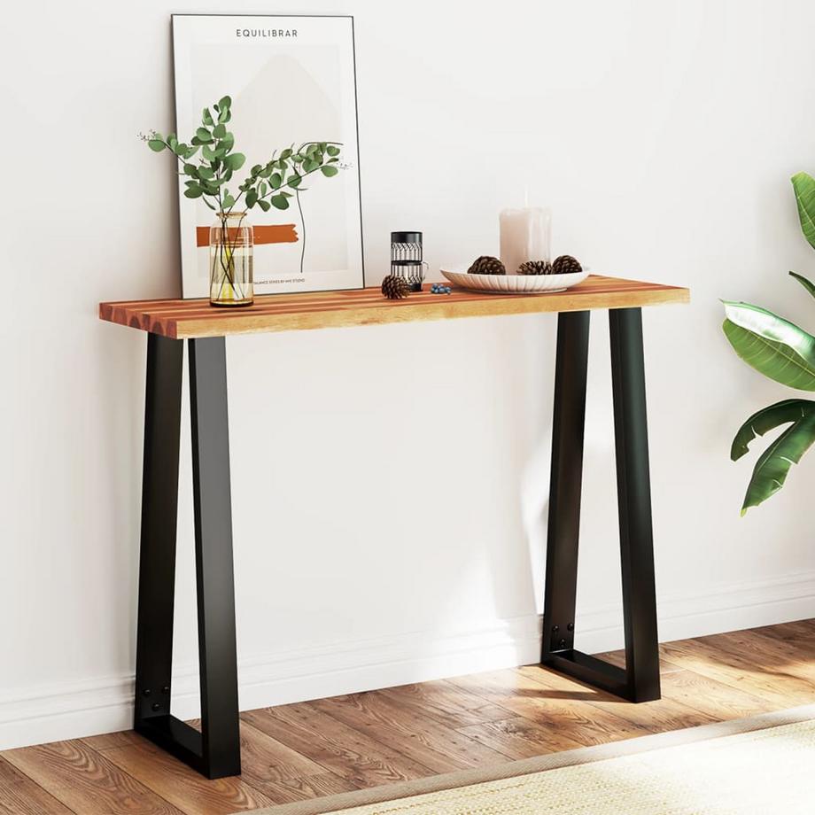 VidaXL Table console bois d'acacia  