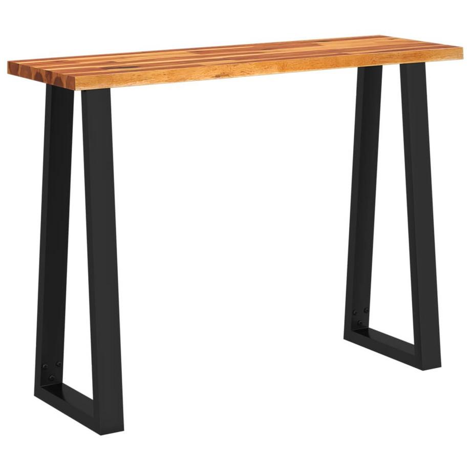 Table console bois d'acacia