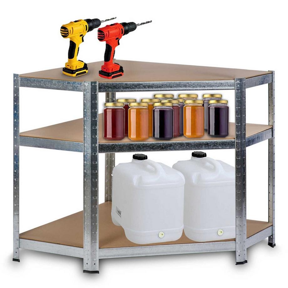 B2X  Etagère métal 180 x 90 x 40 cm

Étagère de rangement fonctionnelle et stable en argent qui s'intègre parfaitement dans :

- Garage
- Archive
- Entrepôt
- Magasin
- Sous-sol

L'étagère prend peu de place mais offre beaucoup d'espace de rangement 