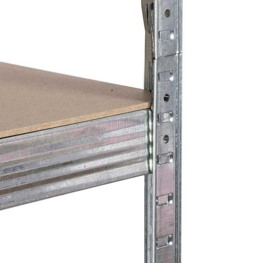 B2X  Etagère métal 180 x 90 x 40 cm

Étagère de rangement fonctionnelle et stable en argent qui s'intègre parfaitement dans :

- Garage
- Archive
- Entrepôt
- Magasin
- Sous-sol

L'étagère prend peu de place mais offre beaucoup d'espace de rangement 