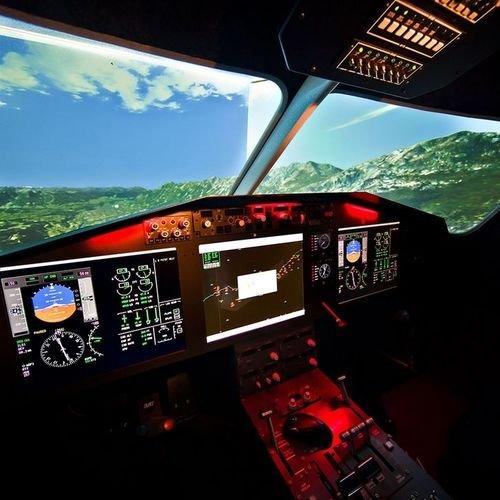 Image of Alpenrundflug Im Flugsimulator Unisex