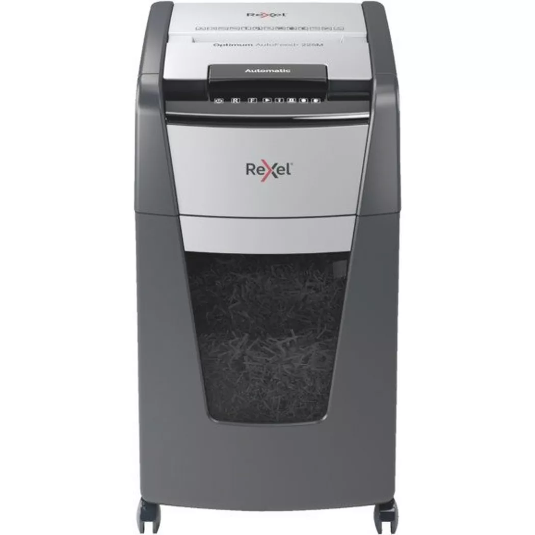 Rexel – Aktenvernichter Optimum AF+ 2020225MCH 225M, P-5, 60lt, Schwarz