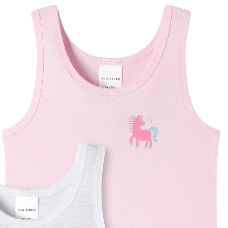 Schiesser  6er Pack Kids Girls Feinripp Organic Cotton - Unterhemd 