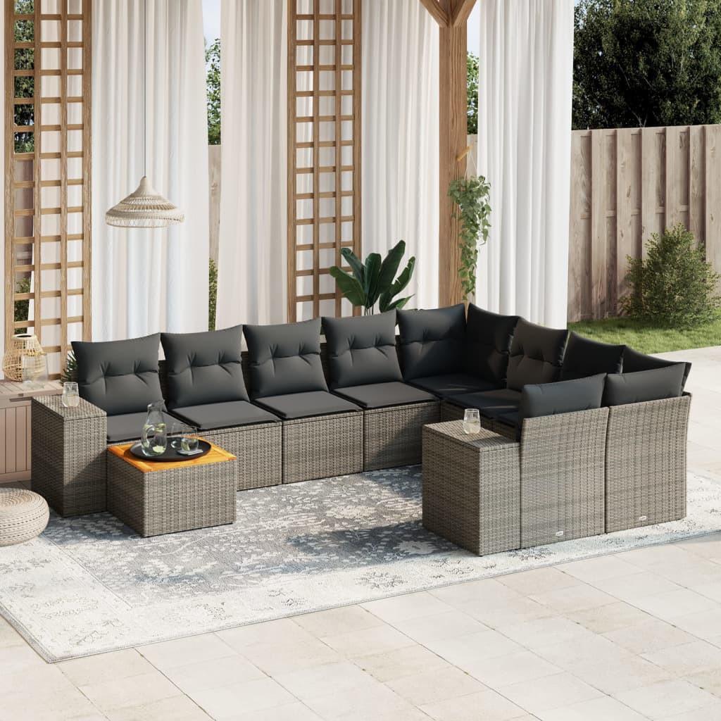 VidaXL Garten sofagarnitur poly-rattan  