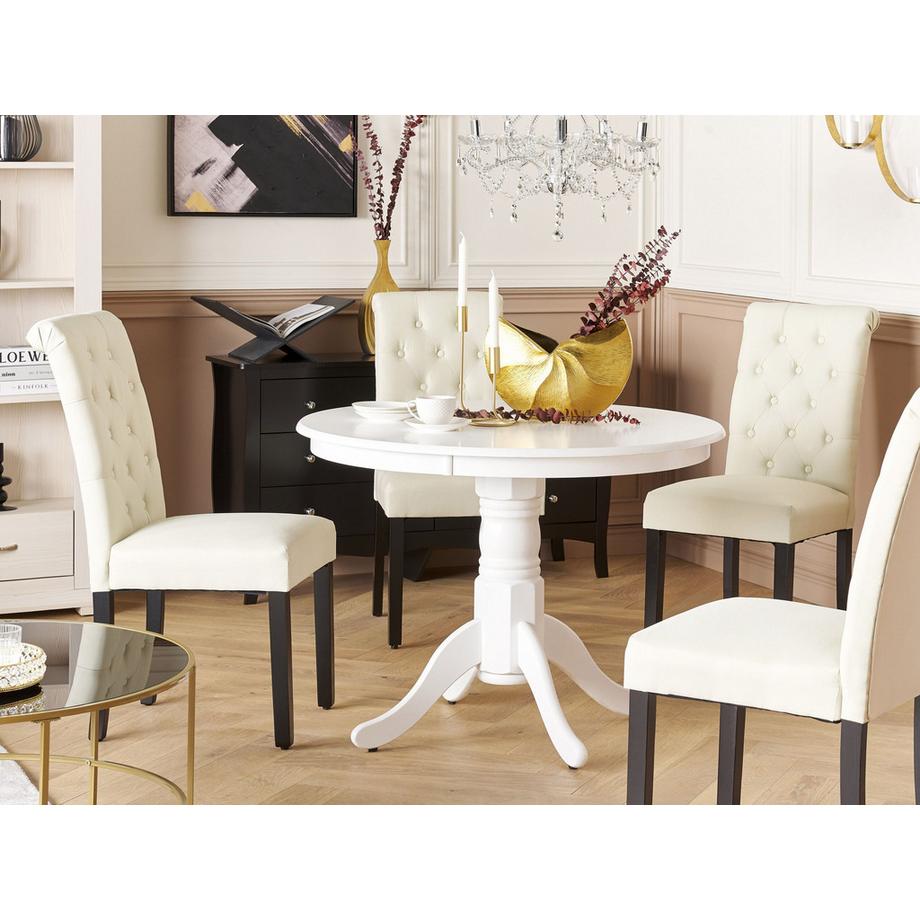 Beliani Chaise de salle à manger en Polyester Moderne VELVA  